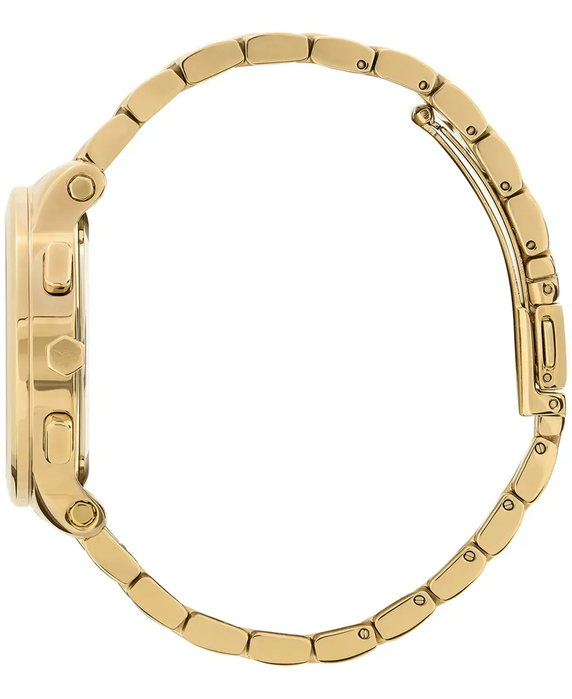 Olivia Burton Women's Sports Luxe Ion Plated Gold-Tone Steel Watch 38mm