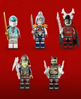 Lego Ninjago Zane's Ice Dragon Creature 71786 Building Toy Set with Zane, Pixal, Bone Knight, Bone Warrior and Bone King Minifigures