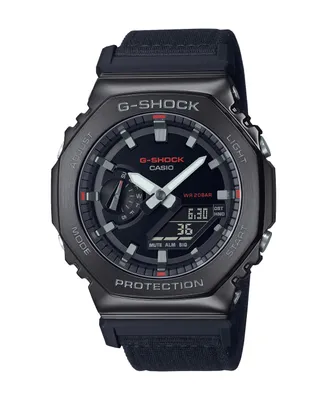 G-Shock Men's Analog-Digital Metal Cover Cloth Band Watch, 44.4mm
