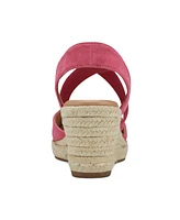 Easy Spirit Women's Meza Casual Strappy Espadrille Wedges Sandal