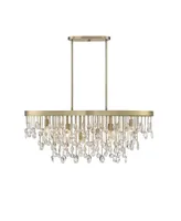 Savoy House Livorno 8-Light Oval Chandelier in Noble Brass