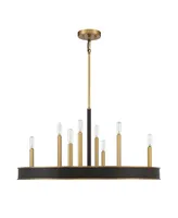 Savoy House Chaucer 8-Light Chandelier in Warm Brass