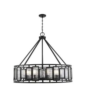 Savoy House Deandre 10-Light Chandelier in Matte Black