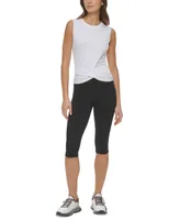 Dkny Sport Women's Rib-Knit Twist-Hem Tank