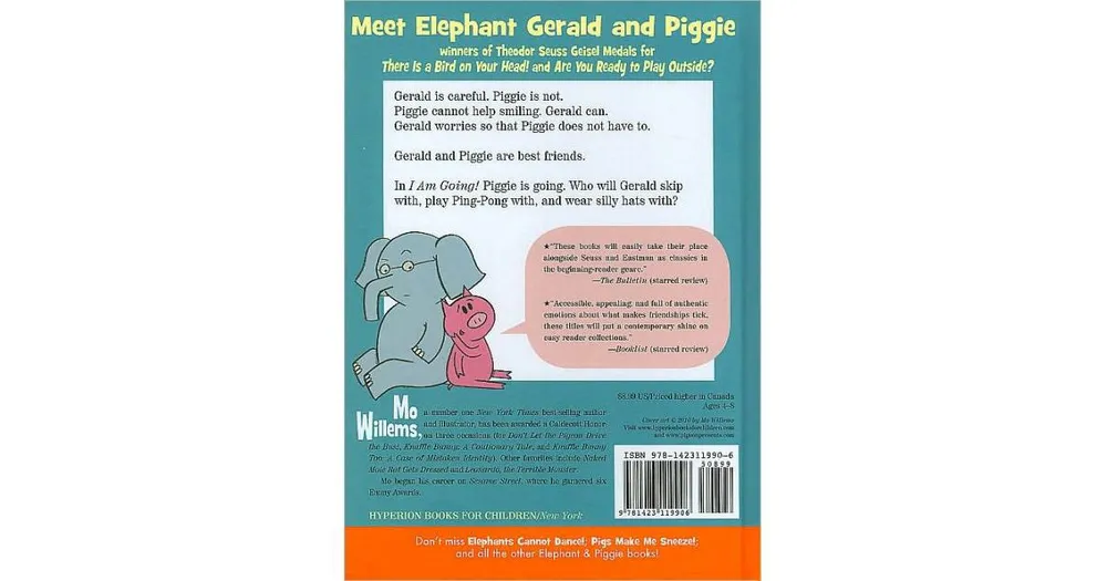 I Am Going! (Elephant and Piggie Series) by Mo Willems