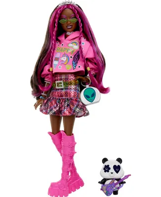 Barbie Extra Doll with Pet Panda - Multi