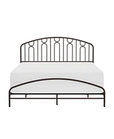 Hillsdale 44" Metal Riverbrooke Furniture Arch Scallop Queen Bed