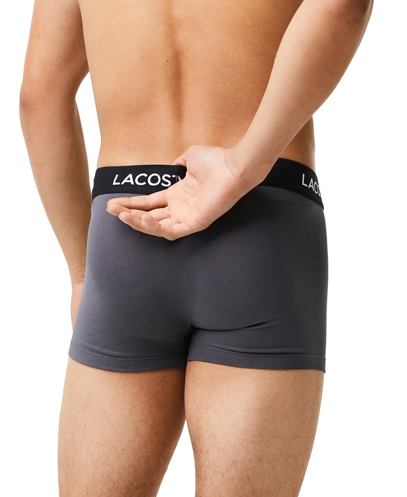 Lacoste Men's 5 Pack Cotton Trunk Underwear