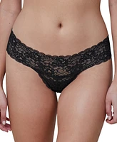 Women's Obsessed Super Soft Low Rise Lace Thong 3Pack