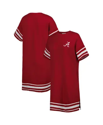 Women's Touch Crimson Alabama Tide Cascade T-shirt Dress