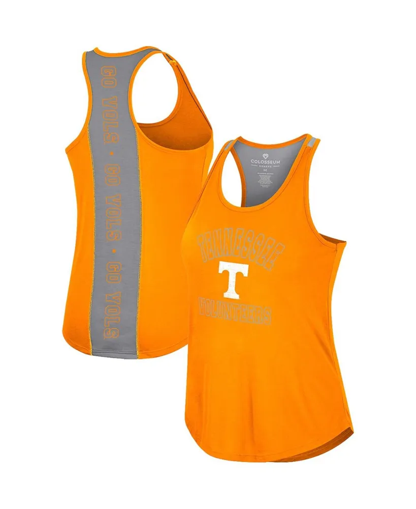 Women's Colosseum Tennessee Orange Volunteers 10 Days Racerback Scoop Neck Tank Top