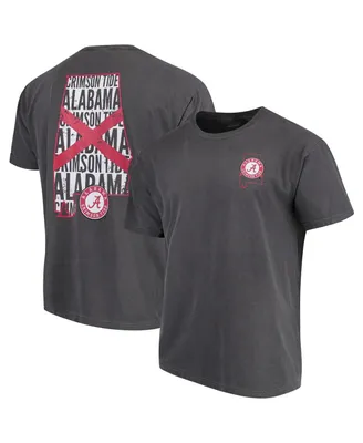 Men's Gray Alabama Crimson Tide Flag Local Comfort Color T-shirt