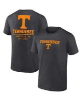 Men's Fanatics Heathered Charcoal Tennessee Volunteers Game Day 2-Hit T-shirt