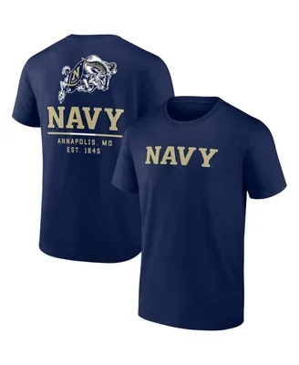 Men's Fanatics Navy Midshipmen Game Day 2-Hit T-shirt