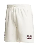 Men's adidas Cream Mississippi State Bulldogs Zero Dye Aeroready Shorts