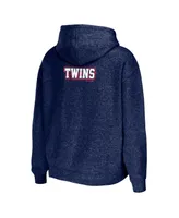 Women's Wear by Erin Andrews Navy Minnesota Twins Full-Zip Hoodie