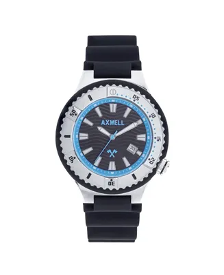 Axwell Men Summit Plastic Watch - Black, 46mm