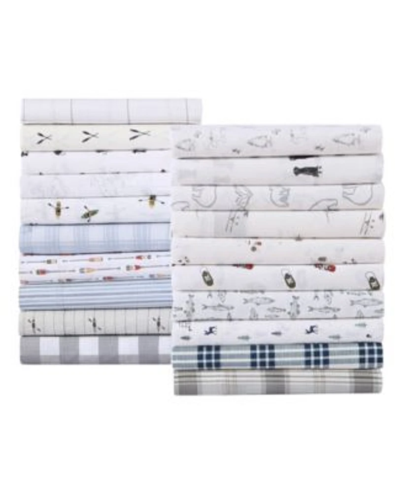 Eddie Bauer Printed 100 Cotton Percale Sheet Sets