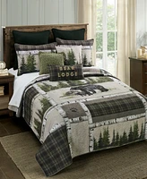 Donna Sharp Bear Panels 3 Piece Quilt Set