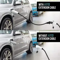 Lectron 40ft/12m J1772 Extension Cable Compatible with All J1772 Ev Chargers - Flexible Charging for Your Vehicles