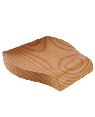 Zulay Kitchen Wood Spoon Rest For - Smooth Wooden Holder Stovetop