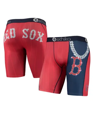 Men's Ethika Red Boston Sox Slugger Boxers