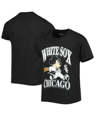 Big Boys and Girls Black Chicago White Sox Disney Game Day T-shirt