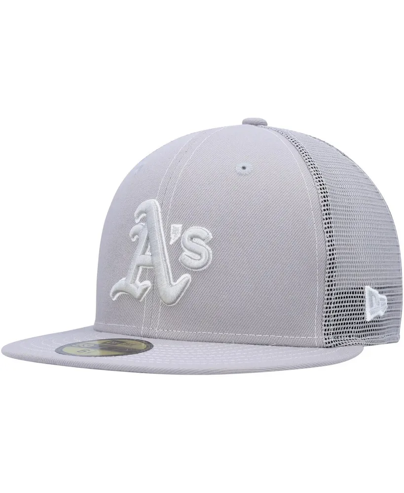New Era Men's New Era Gray Oakland Athletics 2023 On-Field Batting Practice 59FIFTY  Fitted Hat