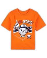 Toddler Boys and Girls Orange Houston Astros Ball Boy T-shirt