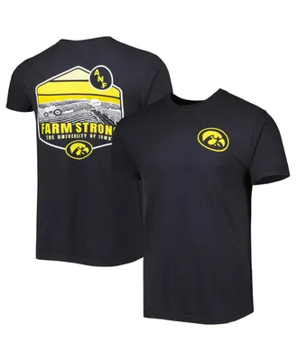 Men's Black Iowa Hawkeyes Hyperlocal T-shirt