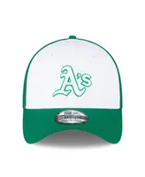 Men's New Era Green, White Oakland Athletics 2023 On-Field Batting Practice 39THIRTY Flex Hat