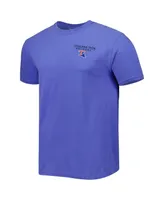 Men's Royal Louisiana Tech Bulldogs Landscape Shield T-shirt