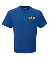 Men's Checkered Flag Sports Royal 2023 Daytona 500 Two Spot T-shirt