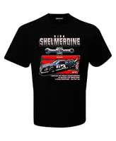 Men's Checkered Flag Sports Black Kirk Shelmerdine Nascar Hall of Fame Class 2023 Inductee T-shirt