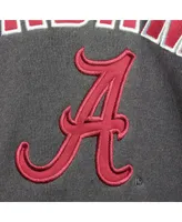 Women's Colosseum Charcoal Alabama Crimson Tide Loud and Proud Pullover Hoodie