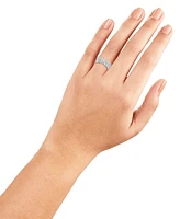 Giani Bernini Cubic Zirconia Marquise Cluster Ring in Sterling Silver, Created for Macy's