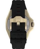 Timex Ufc Men's Quartz Pro Silicone Black Watch, 44mm