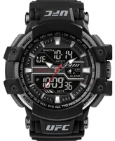 Timex Ufc Men's Quartz Tactic Resin Black Watch, 53mm