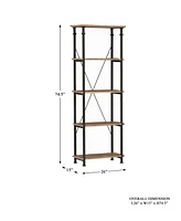 Fraser Bookcase - 2-Tone Finish