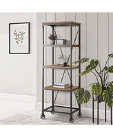 Thurmont 26"W Bookshelf - 2-Tone Finish