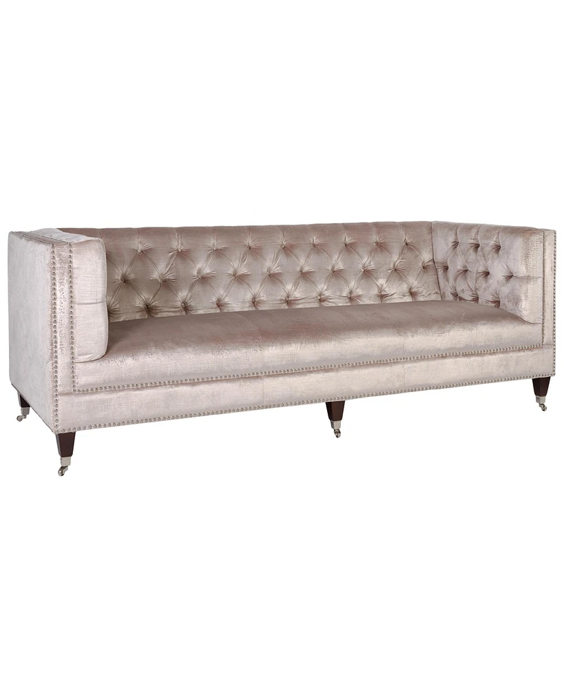 Miller 84" Tufted Velvet Sofa