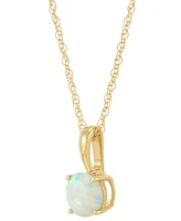 Birthstone Pendant 14k Gold or White