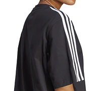 adidas Women's Active Essentials 3-Stripes Single Jersey Boyfriend Tee Dress