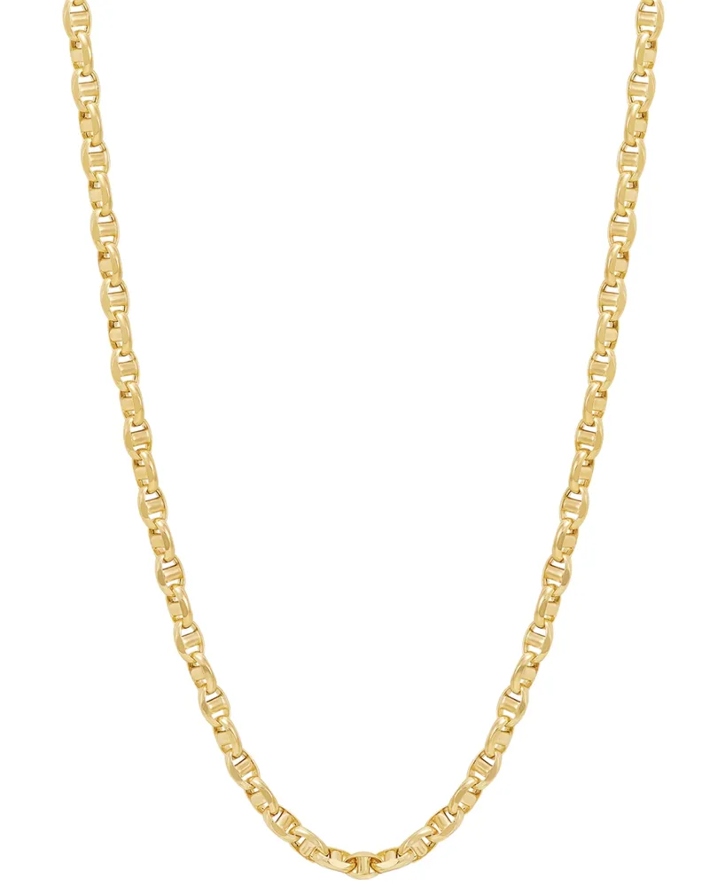 Italian Gold Mariner Link 20" Chain Necklace in 10k Gold