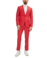 Ron Tomson Men's Modern Single Breasted, 2-Piece Suit Set