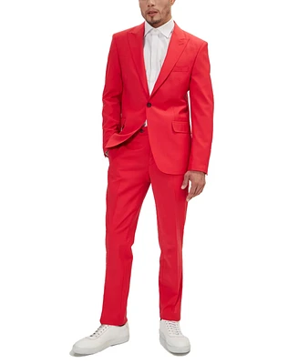 Ron Tomson Men's Modern Single Breasted, 2-Piece Suit Set