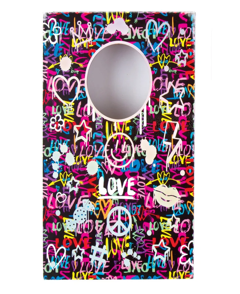 Three Cheers For Girls 3C4G Graffiti Table Top Cornhole