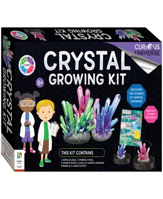 Curious Universe Crystal Growing Science Kit Diy Science And Geology For Kids Make Your Own Crystals And Display Them Granite Rocks included Stem Skil