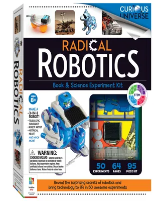 Curious Universe Radical Robotics Science Kit 50 Science Experiments With 95 Piece Kit Diy Science And Robotics For Kids Build Rocket Car Create Robot