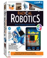 Curious Universe Radical Robotics Science Kit 50 Science Experiments With 95 Piece Kit Diy Science And Robotics For Kids Build Rocket Car Create Robot